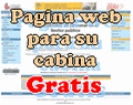 Pagina web gratis para cabinas